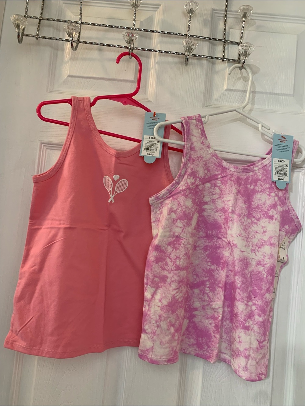 Cat & Jack NWT’s BUNDLE of 2 small 6/7 tank tops